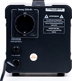 Автоматический стабилизатор напряжения Alteco HDR 1000 вид сзади Автоматический стабилизатор напряжения Alteco HDR 1000 вид сзади