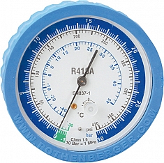 Манометр низкого давления автоматической манометрической станции для заправки кондиционеров Rothenberger Roklima Multi 4F Манометр низкого давления автоматической манометрической станции для заправки кондиционеров Rothenberger Roklima Multi 4F