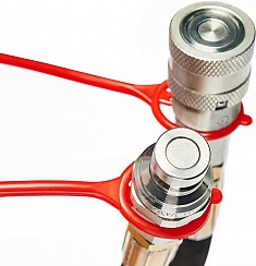 Муфты гидравлических шлангов гидравлических стыковых сварочных аппаратов для пнд труб Gas Fusion Red-160