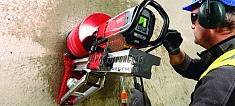 Применение установок алмазного бурения Hilti DD 250