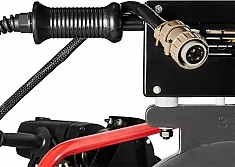 Разъем электрокабеля нагревателя гидравлического стыкового сварочного аппарата для полиэтиленовых труб Gas Fusion Red-250